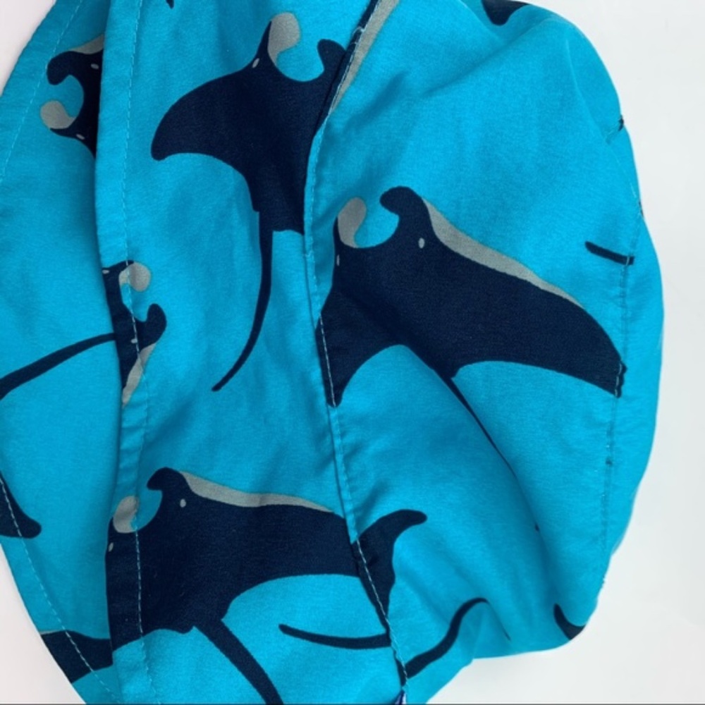 iPlay infants' beach hat sting ray teal navy blue - Picture 5 of 7